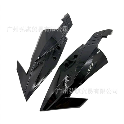 Suitable for Chunfeng 250Sr Windshield Modification, Bmw Windshield My22, Modified Racing Front Windshield, Windscreen (Motorcycle front windshield) - black-windshield-bracket