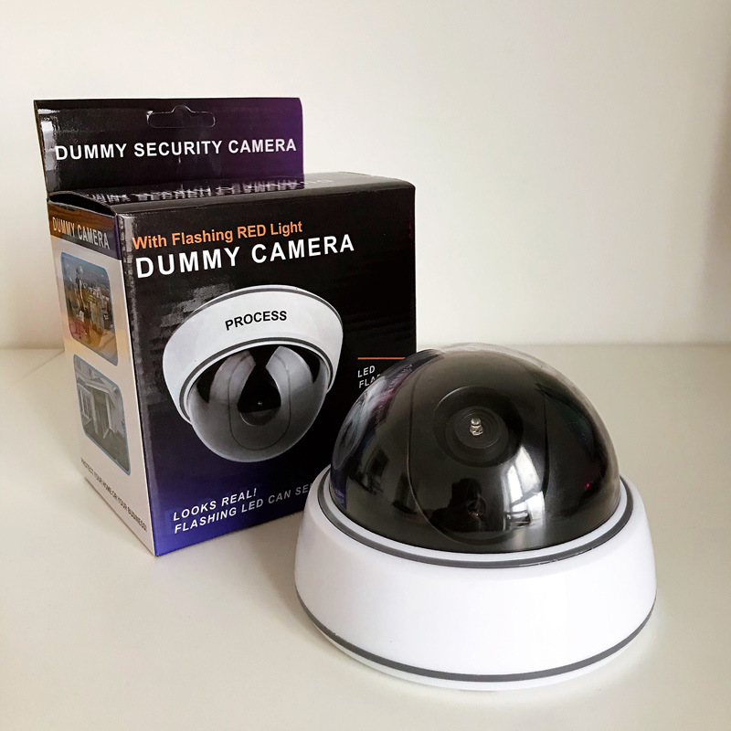 工厂直供品质供应仿真半球摄像头假监控模型带灯闪Dummy camera