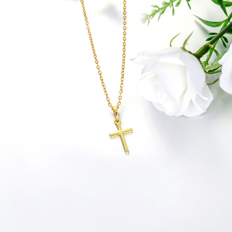 Joyas Xuping moda personalidad fría Europa y América cruzada colgante collar temperamento simple joyas para mujeres