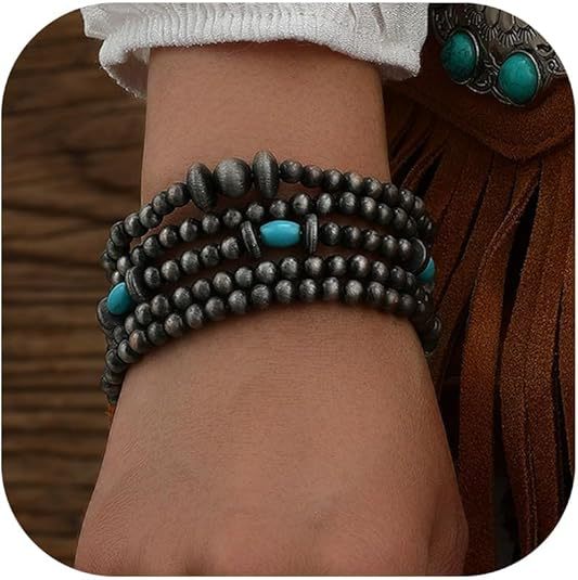 beaded bracelet pearl handmade