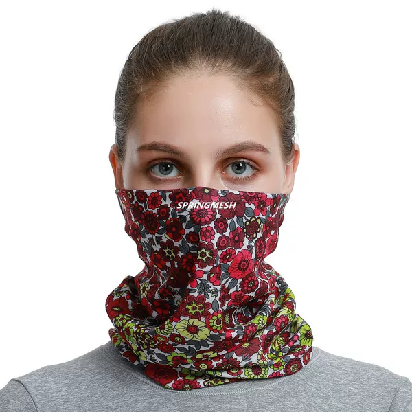 Sun protection face mask, outdoor hiking sunshade, UV-resistant camouflage multi-functional seamless magic headscarf