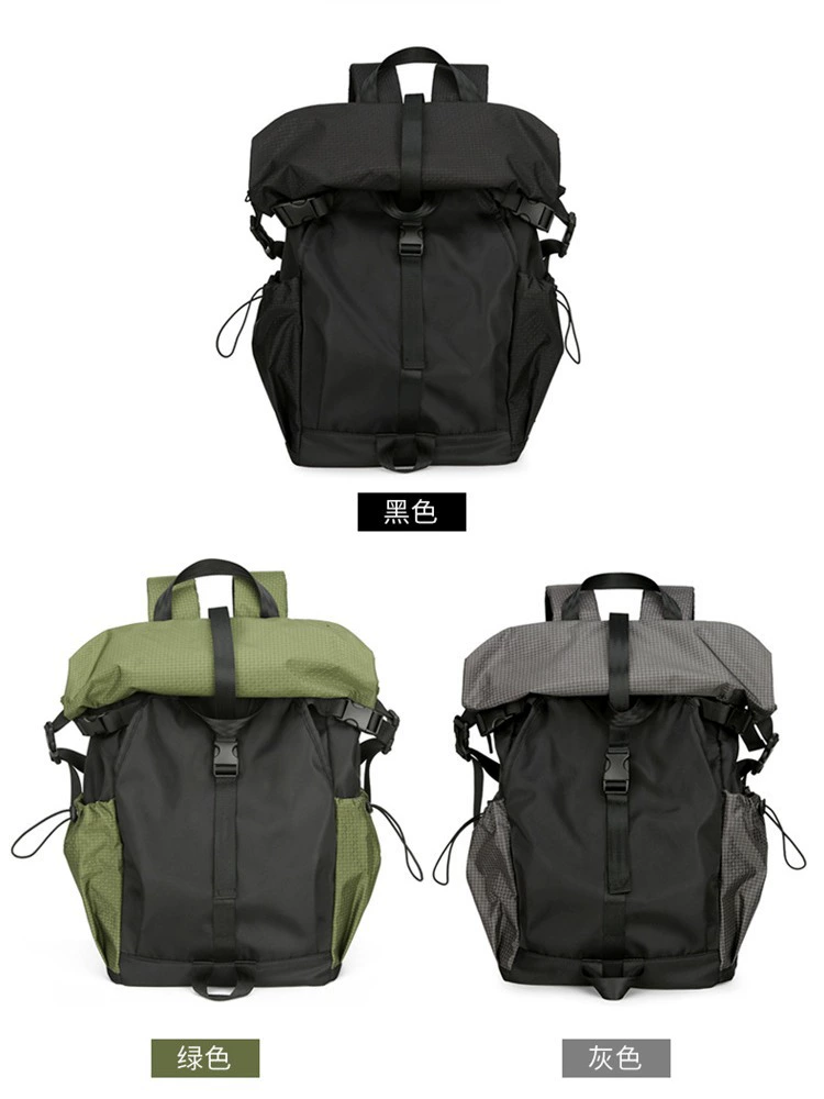 Capacious fashionable backpack for leisure for men and women, universal waterproof laptop for traveling, (Cross-border trading), high-end, worn on the shoulder