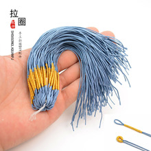 72号绕金线假拉圈0.8mm金线拉环项链吊坠挂绳饰品线圈diy手工配件