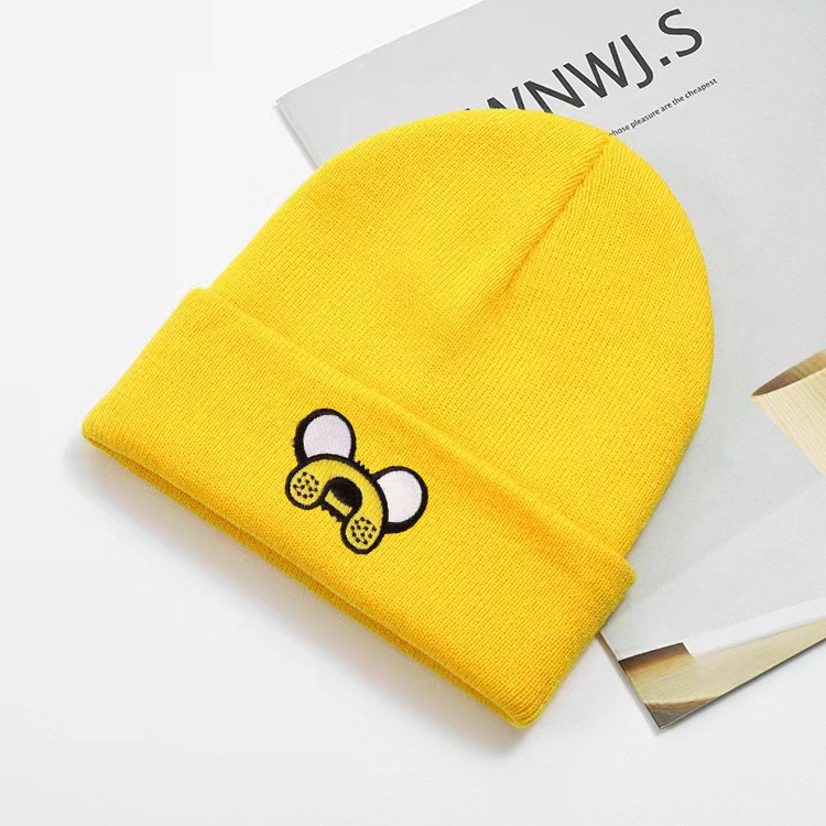 Unisex Gender Embroidery Design Unisex Cute Simple Style Solid Color Embroidery Eaveless Wool Cap