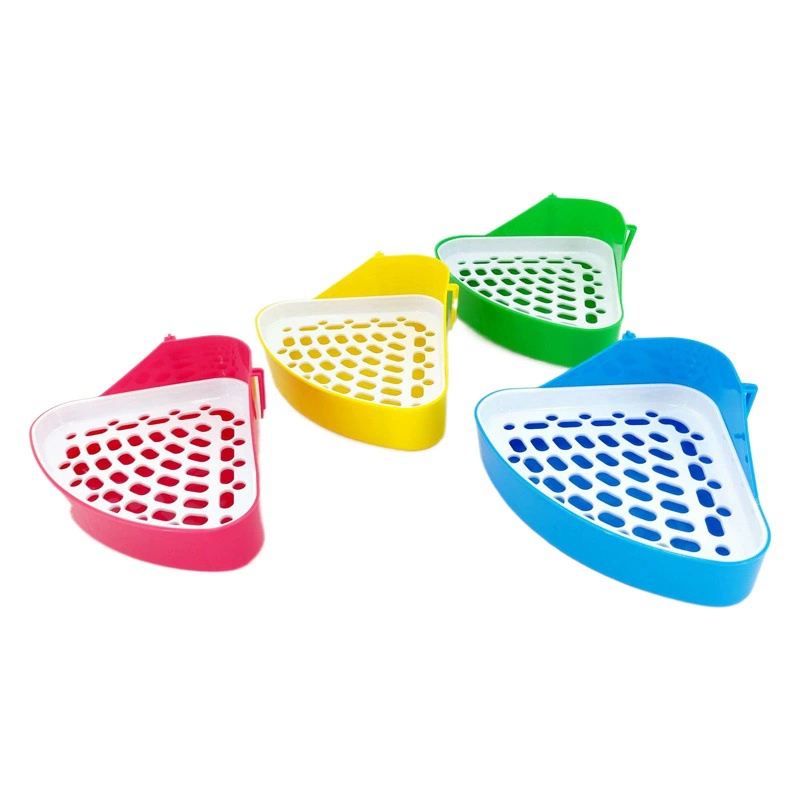 Треугольный туалет с кроликом Тоторо туалет для морской свинки небольшой размер треугольный Туалет многоцветный дополнительный чистящие средства для домашних животных оптом