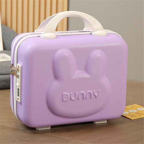 Cartoon 14-inch cosmetic case mini suitcase small suitcase souvenir password suitcase storage cosmetic bag