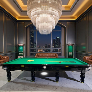 Russian-Style Billiard Table Standard Commercial Chinese Black Eight Slate Steel Pool Table Club Billiard Table