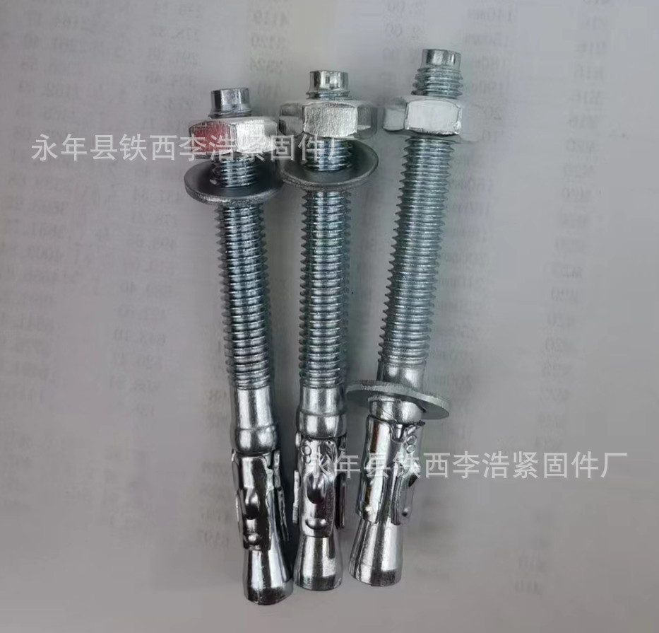 镀白锌彩锌 车修壁虎 建筑装修用车修膨胀 电梯用花式拉爆膨胀M8