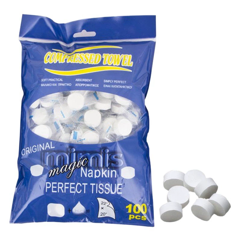 Полное английское высококачественное волшебное сжатое полотенце из чистого хлопка одноразовое полотенце для очищения лица полотенце для салона красоты, спорта на открытом воздухе