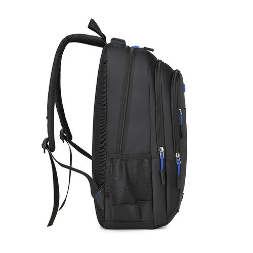 Cross-border business dual-shoulder bag simple large capacity backpack for men trendy laptop bag new school bag for boys junior high school students