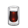 Factory Direct Selling glass cup double -layer coffee cup double -layer insulation tea cup glass cup glass coffee cup