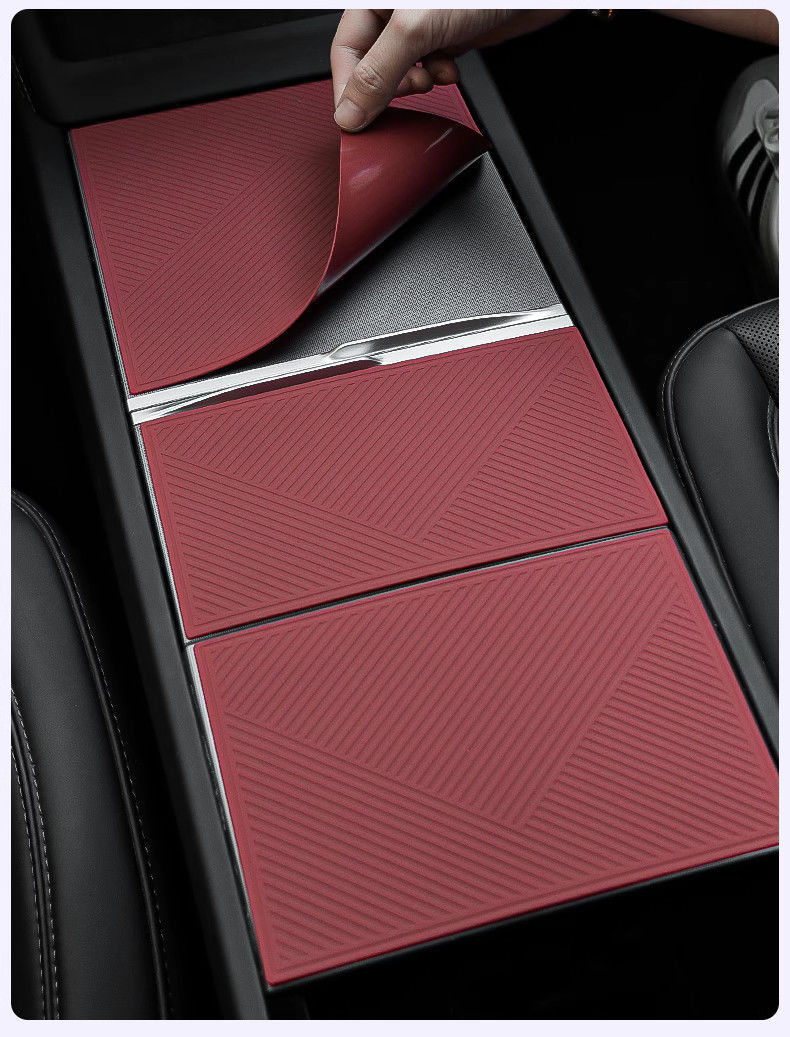 Suitable for Tesla's New Version of Model Y/3 Silicone Central Control Panel Stickers to Protect Interior Modifications and Decorative Accessories