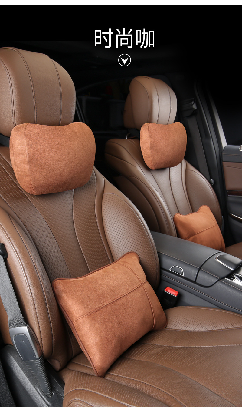 Car Headrest Lumbar Cushion Memory Foam Car Cushion Lumbar Back Cushion Lumbar Pillow Back Cushion Car Neck Pillow Cushion