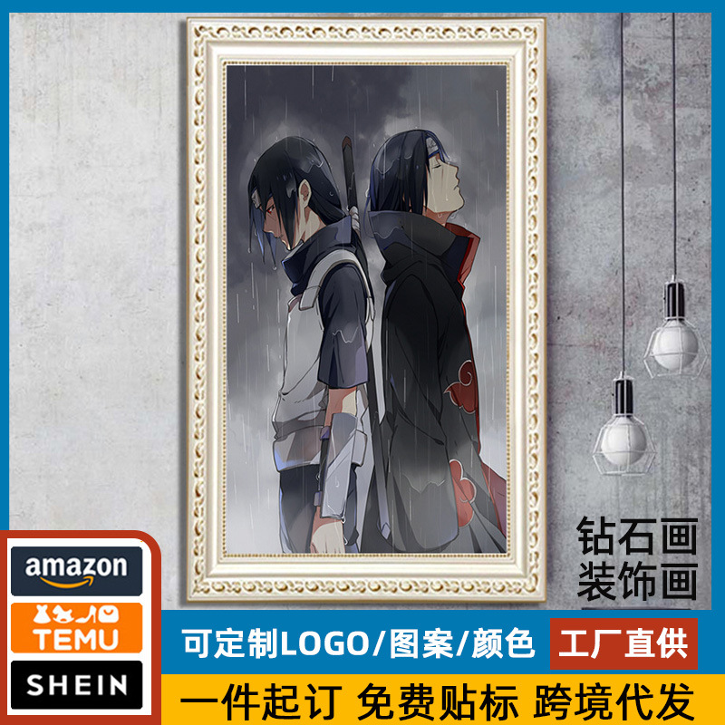 Diamante completo dibujo de dibujos animados héroes de dibujos animados personajes de diamante 5D bordados diamante crucifijo pintura de diamante al por mayor