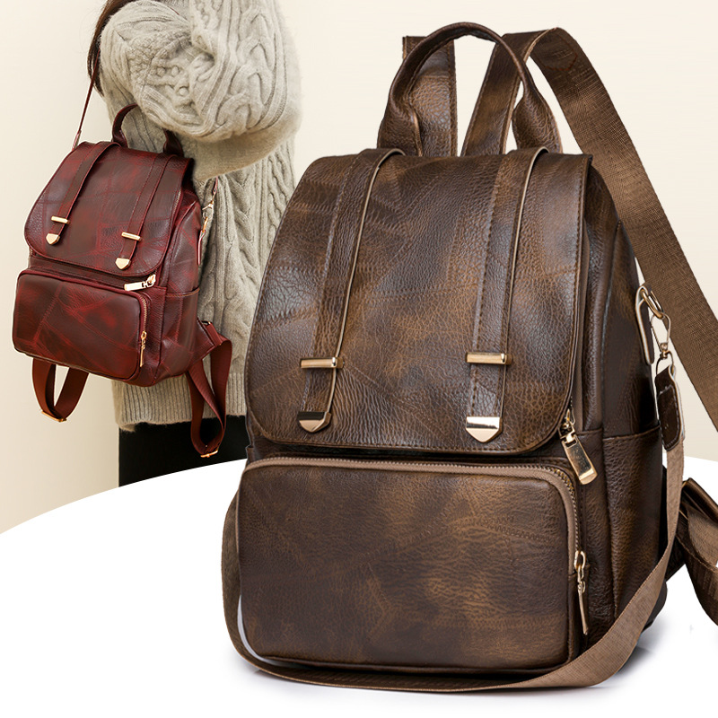 (Cross-border trading), backpack, one-shoulder bag, capacious retro shoulder bag