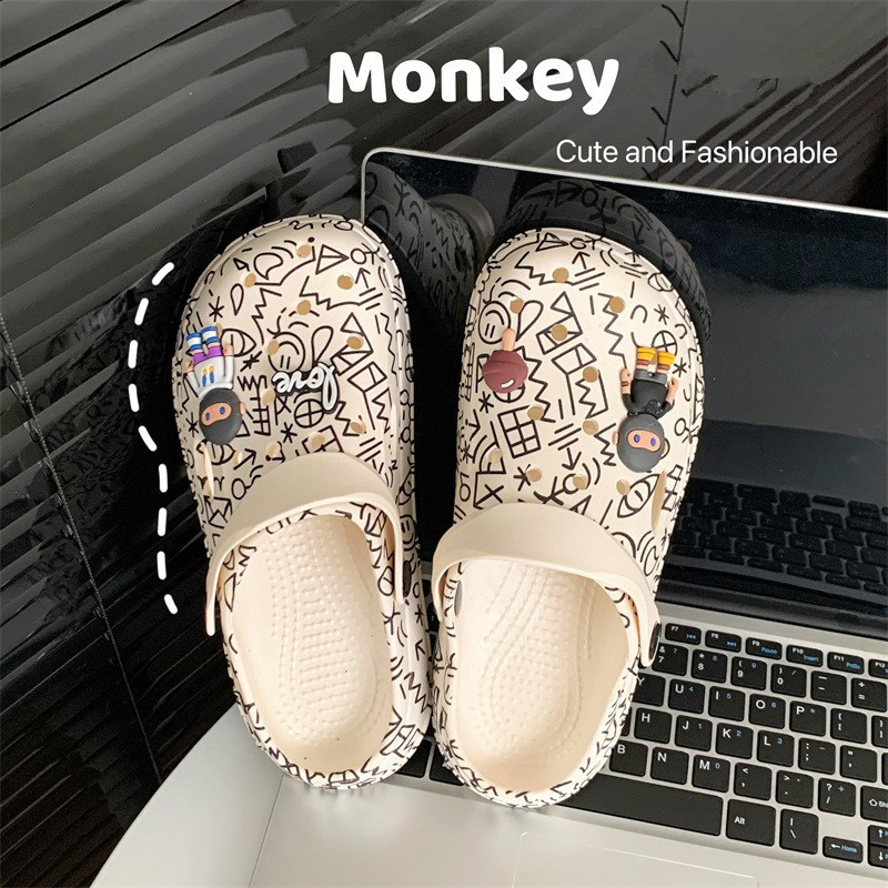 Zuecos de verano 2025 con suela suave que se siente como pisar una excremento, zapatos de jardín casuales y modernos para parejas, unisex.