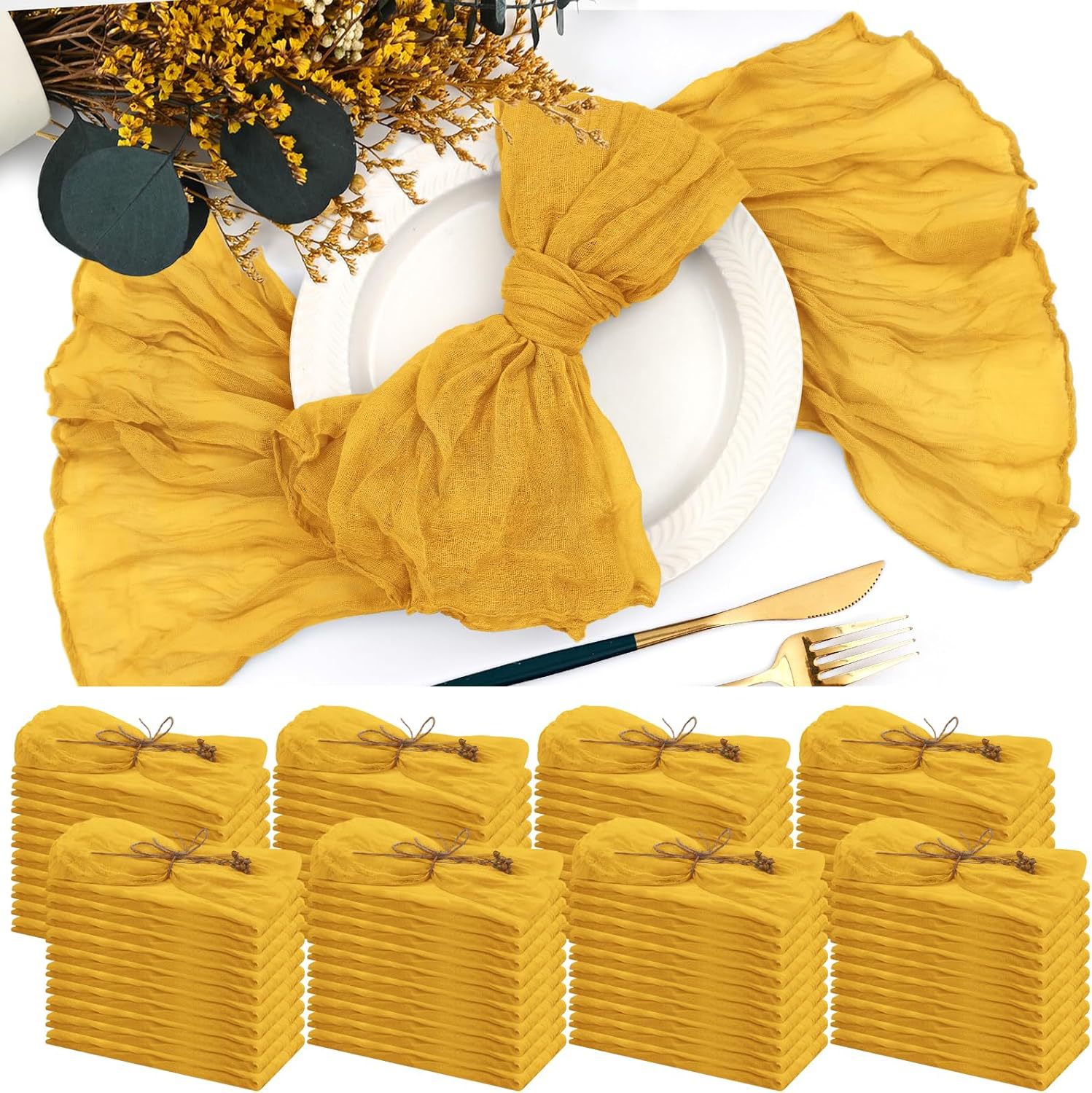 Transfronterizo Amazon crepe tela arrugada tela servilleta poliéster tela de gasa de Bali fiesta de boda tela de boca decoración pliegues