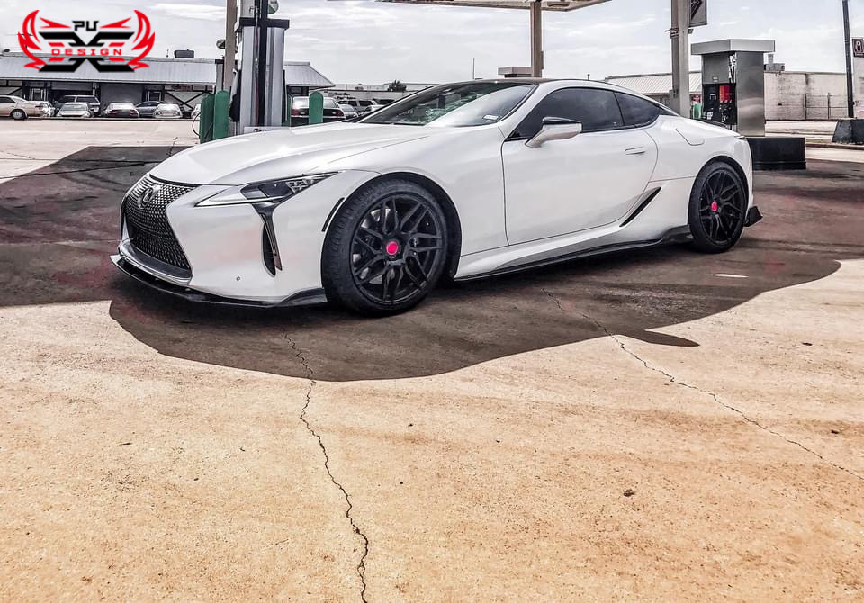 Suitable for Lexus Lc500 Front Bumper Modification Art Style Diffuser Front Lip Dry Carbon Fiber Spoiler