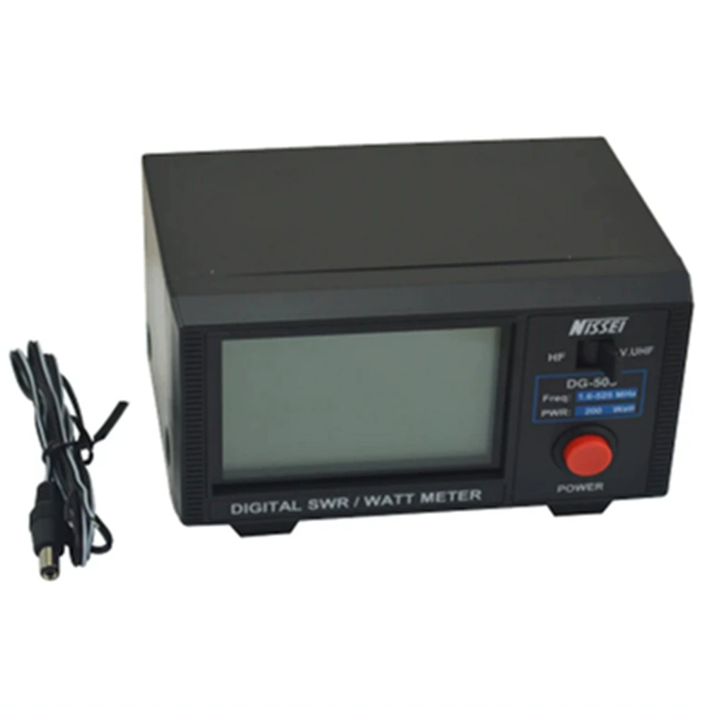 Nasheng NISSEI DG-503 цифровой измеритель стоячей волны с большим экраном 1,6-60 МГц/125-525 МГц