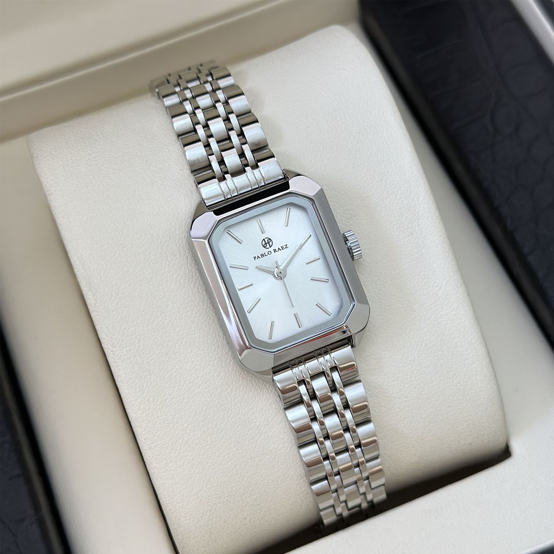 Tiktok Hot-Selling Women's Fashion Watch, Student Quartz Square Watch, Female Influencer Steel Band Wristwatch, Dropshipping # 922