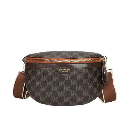 2024 new fashion trend waist bag, classic color chest bag, practical and atmospheric shoulder bag, Korean style crossbody bag, women's bag