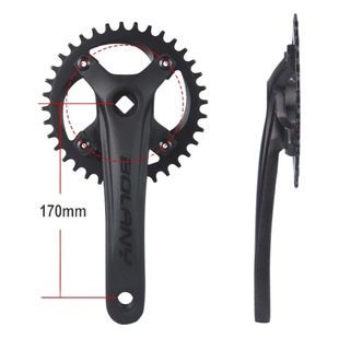 Bolany platinum Lonny mountain bike square hole crank 104BCD positive and negative teeth 32T34T36T tooth plate accessories