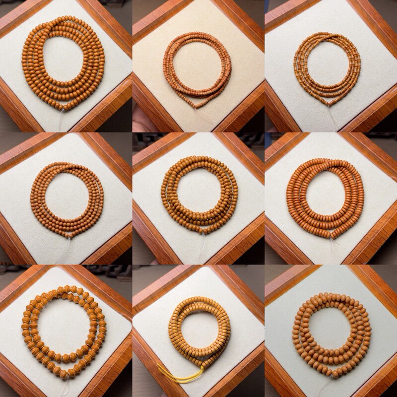 セイコー天然オリーブ核ルースビーズスペーサーそろばんビーズ竹花瓶 DIY アートビーズアクセサリー|undefined