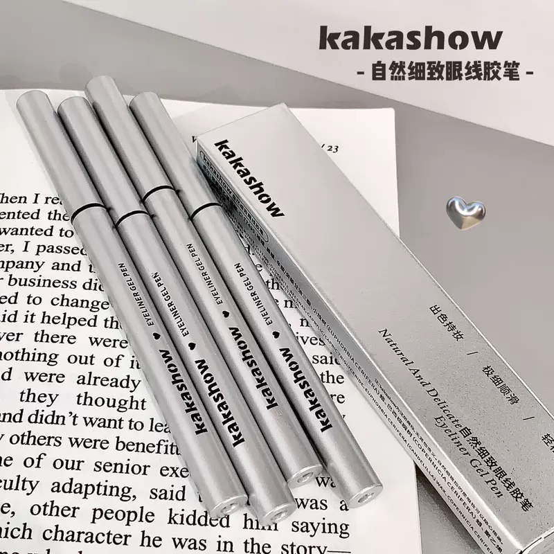 Гибкий глазной карандаш, шелковистый водостойкий лайнер, длительный эффект, без отпечатывания