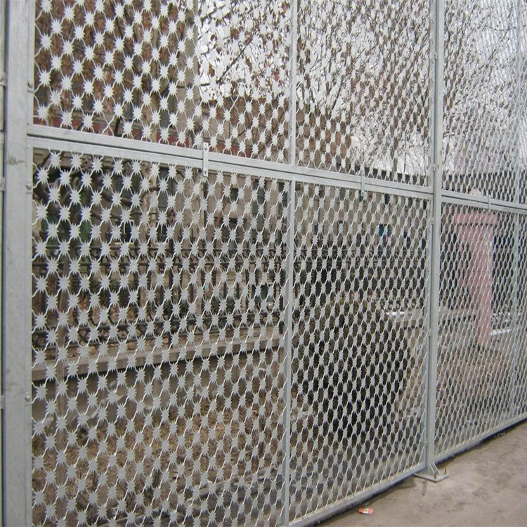 上海道路护栏小区安全防护栏 车间隔离网移动仓储隔断网厂区围栏