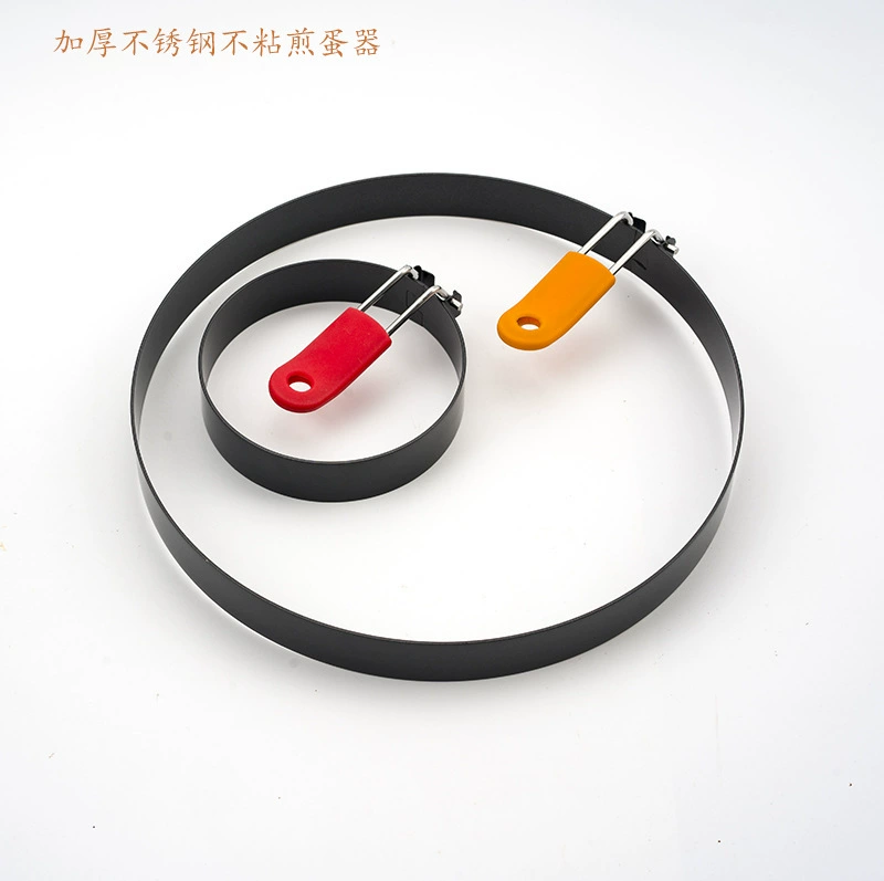 Утолщенная нержавеющая сталь антипригарная краска силиконовая ручка для омлета креативная модель омлета