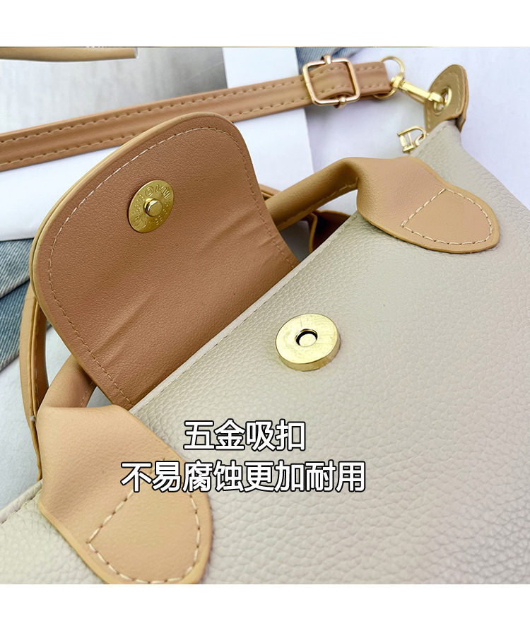 The new 2024 autumn/winter collection of handbags featuring a niche soft skin dumpling bag, color-blocking and patchwork single-shoulder bag, crossbody bag and commuter women's bag undefined