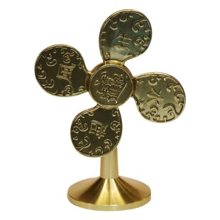 Brass Wind and Water Windmill Small Ornaments Crafts Desktop Luckily Gift Copper Craft Gift