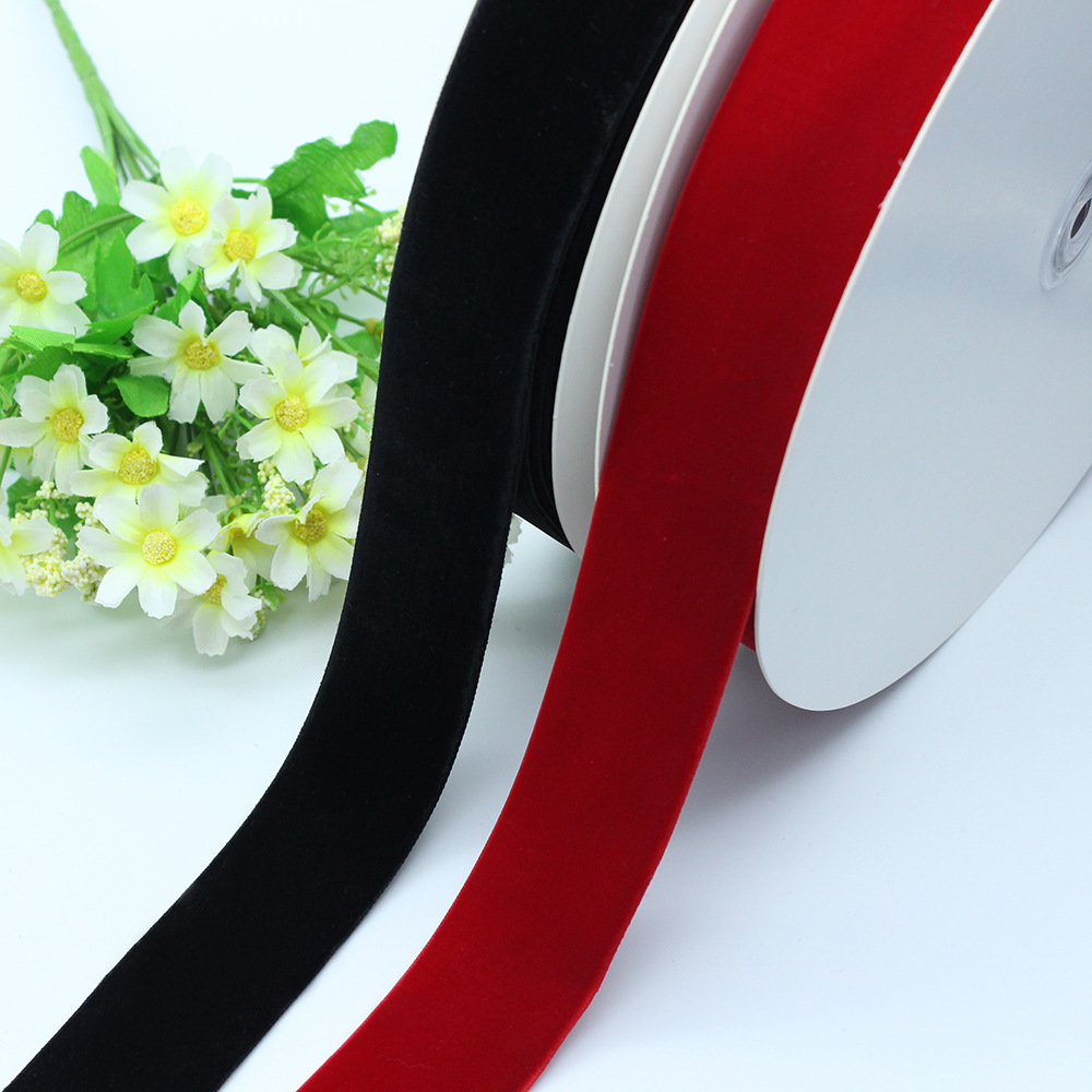 3.8 / 4cm cinta de terciopelo de doble cara empaque caja de regalo joyería pastel de flores cinta de arco