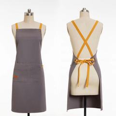 Free printed waterproof apron for printing logo, restaurant server work apron, advertising gift apron, waist apron