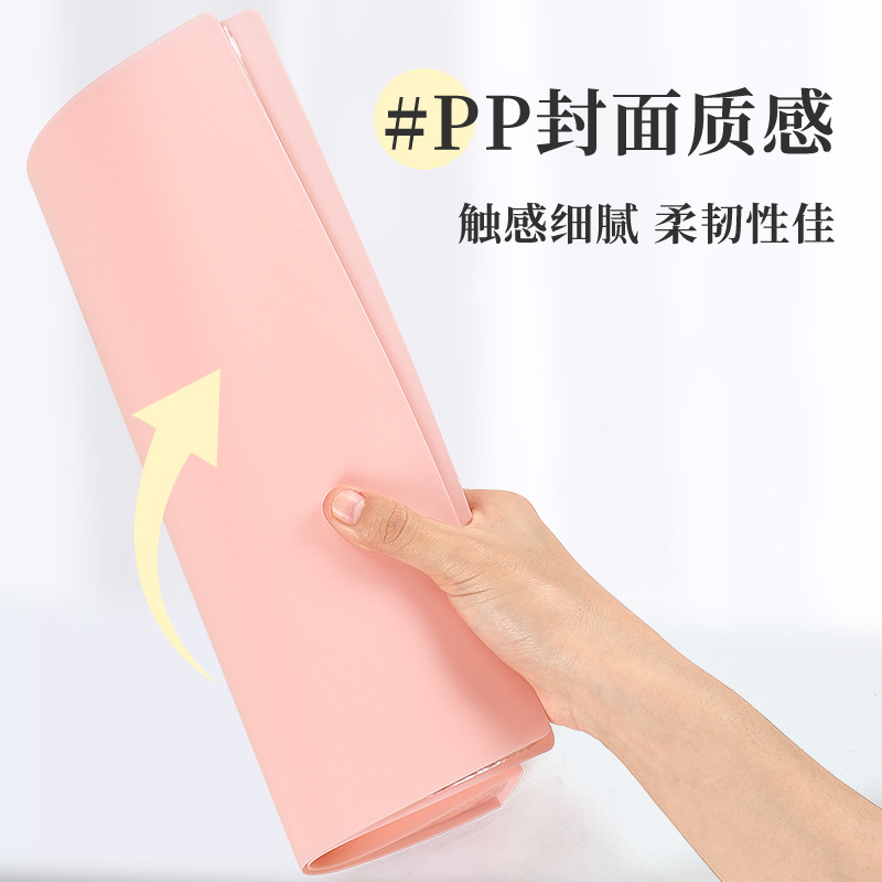 A4 Folleto de información Carpeta transparente de hojas sueltas multicapa pp Certificado de mérito del estudiante Documento de examen Libro de almacenamiento Archivo Prueba de embarazo Carpeta de partitura