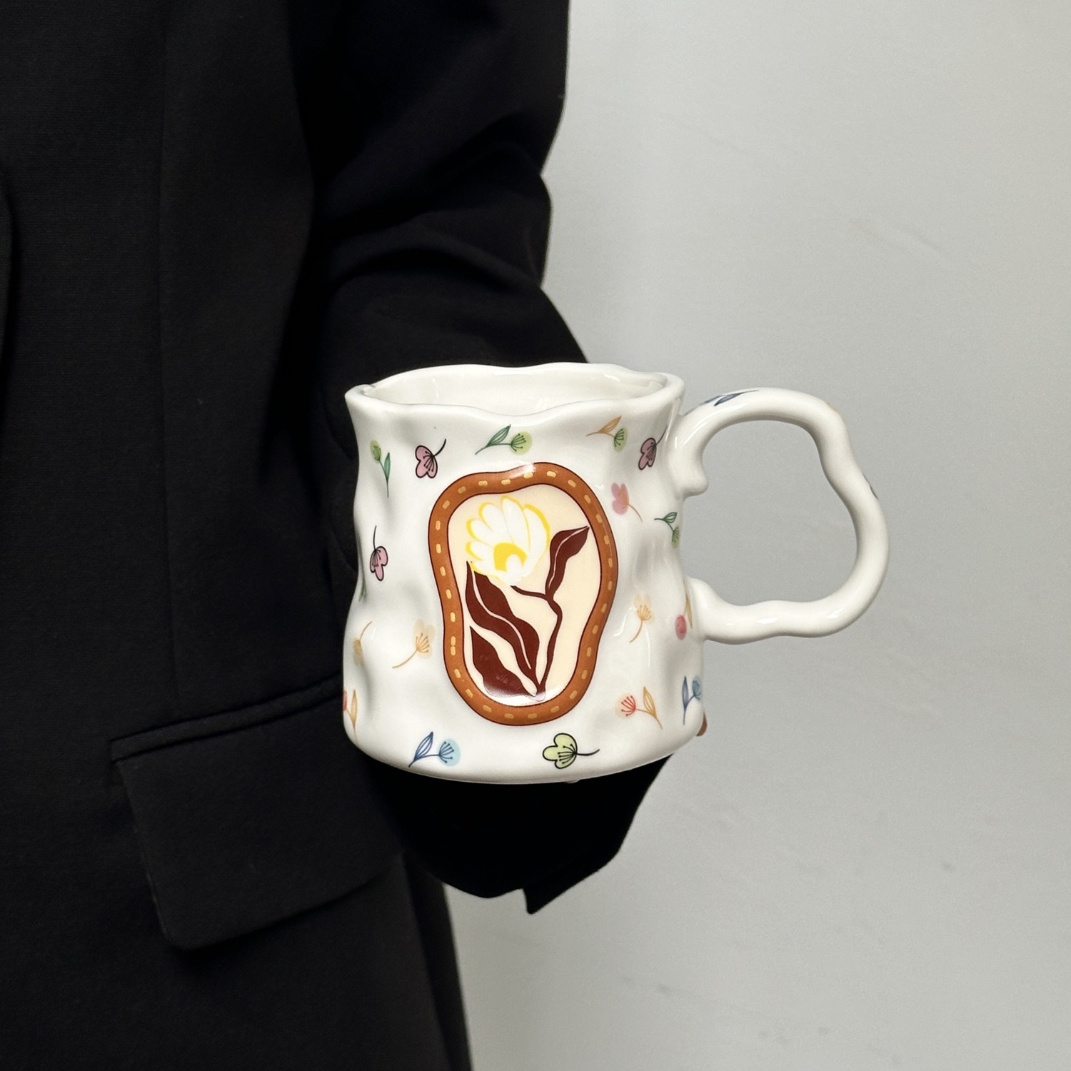 Regalo de cumpleaños de una amiga, taza de agua, nicho de diseño, taza de regalo de mano, caja de regalo retro. image 8