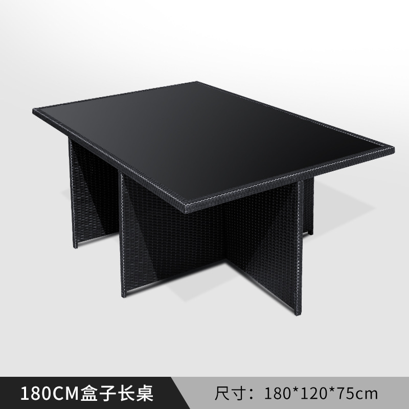 Nórdico de gama alta patio al aire libre cuerda tejida mesa y silla casa pequeña silla combinación patio jardín sillón mesa individual y silla