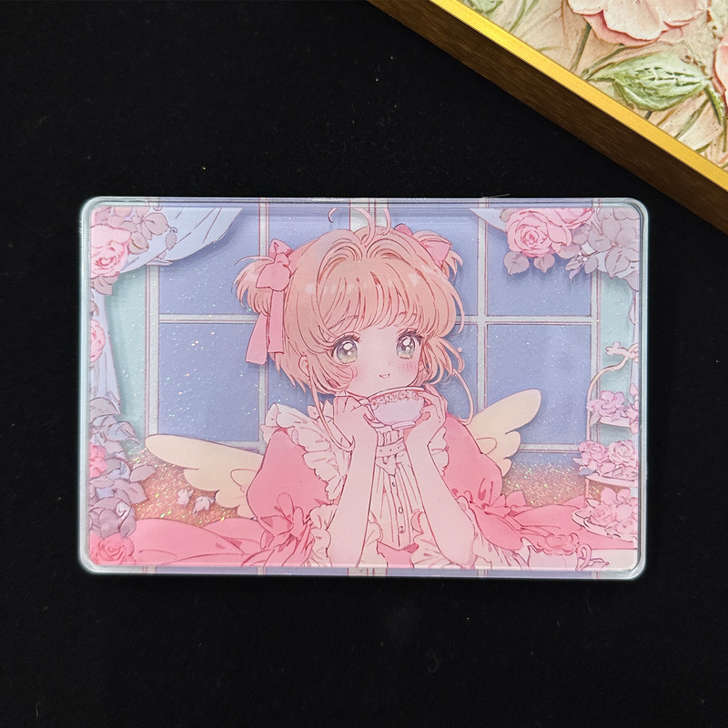 新しいクレヨンしんちゃん流砂冷蔵庫ステッカー漫画アニメーションパーソナライズされたクリエイティブ高価値アクリル磁気装飾ステッカー|undefined