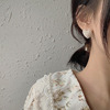 Fresh universal earrings from pearl, simple and elegant design