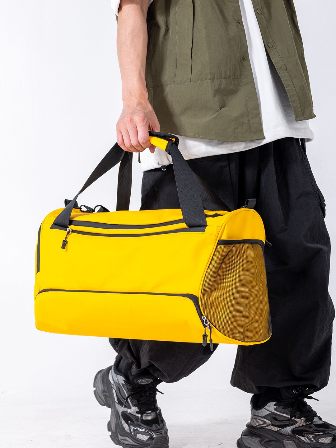 Bolsa de viaje transfronteriza de gran capacidad bolsa de deporte bolsa de fitness impermeable bolsa de mensajero de separación seca y húmeda natación hombro portátil ligero