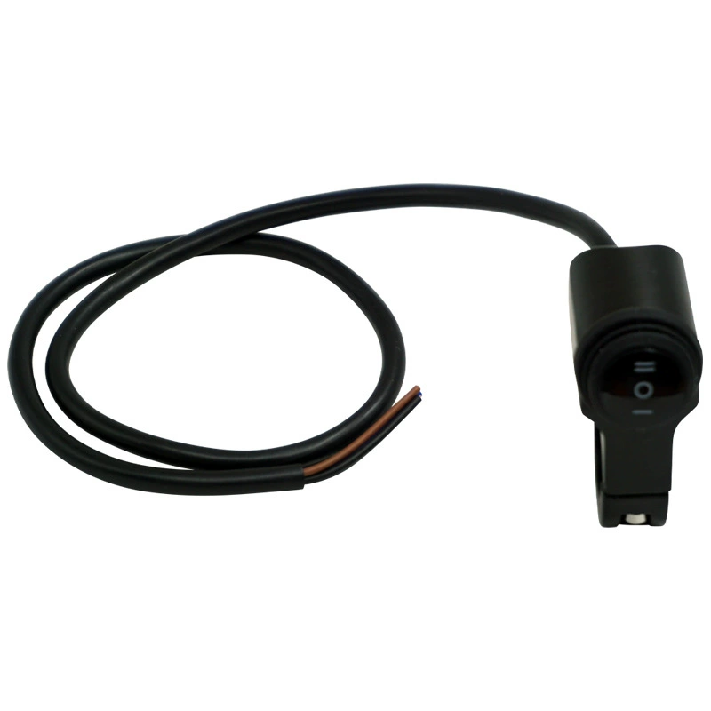 Модифицированный переключатель из алюминиевого сплава для мотоцикла, фара, прожектор, двойная вспышка, рулевое управление, водонепроницаемый переключатель «один на два», трехпроводной универсальный