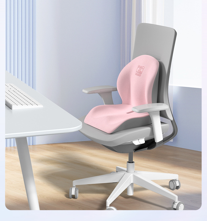 Car house car waist cushion sitting cushion integrated heightening cushion car waist support headrest driver driving long-sitting waist support artifact