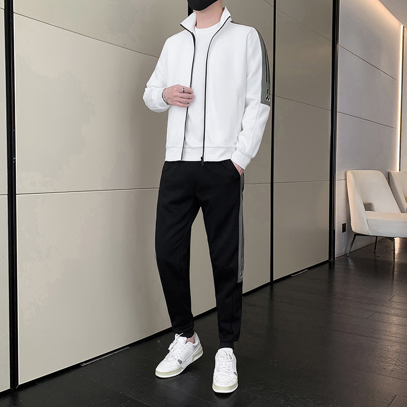 2023 nuevo otoño hermoso cárdigan de cuello alto traje de moda casual para hombre