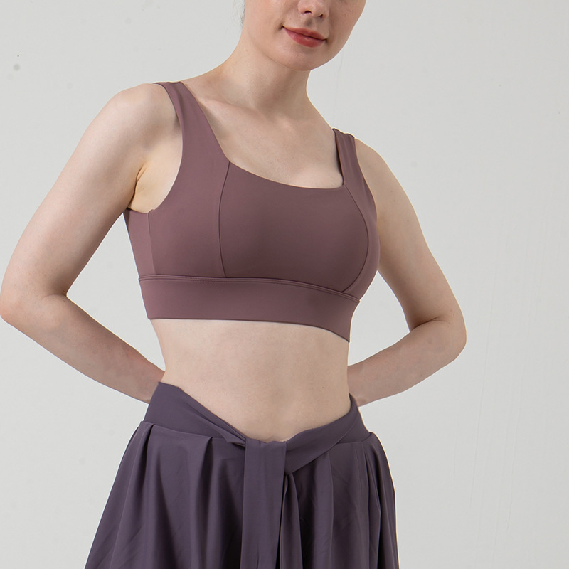 健身女孩防震聚拢运动内衣收副乳跑步定型薄透气背心外穿瑜伽文胸