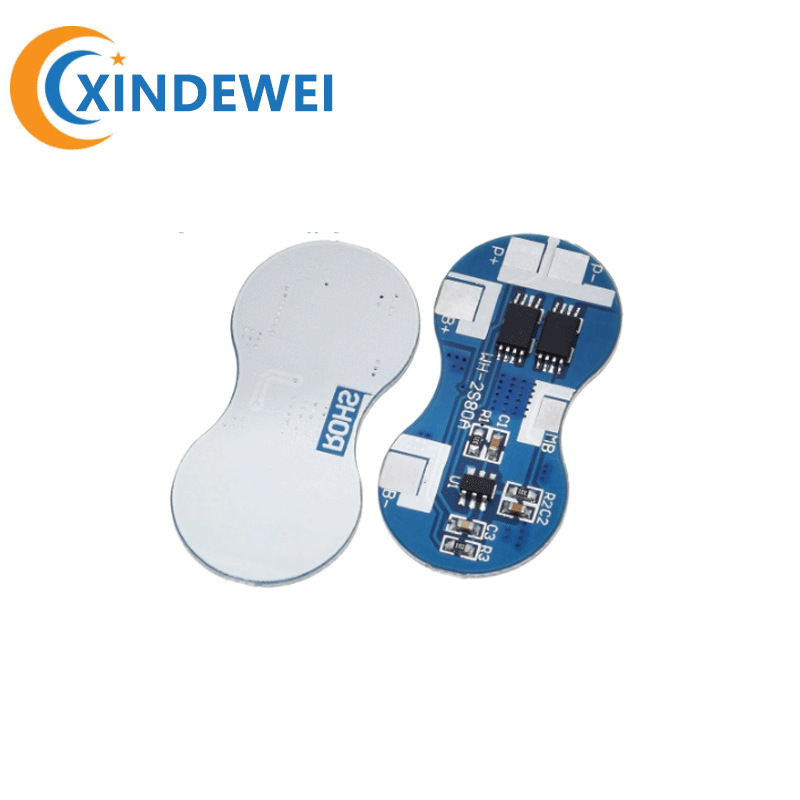 7.4V 2串 18650锂电池保护板 双串保护芯片 8.4V 过流 过冲4A