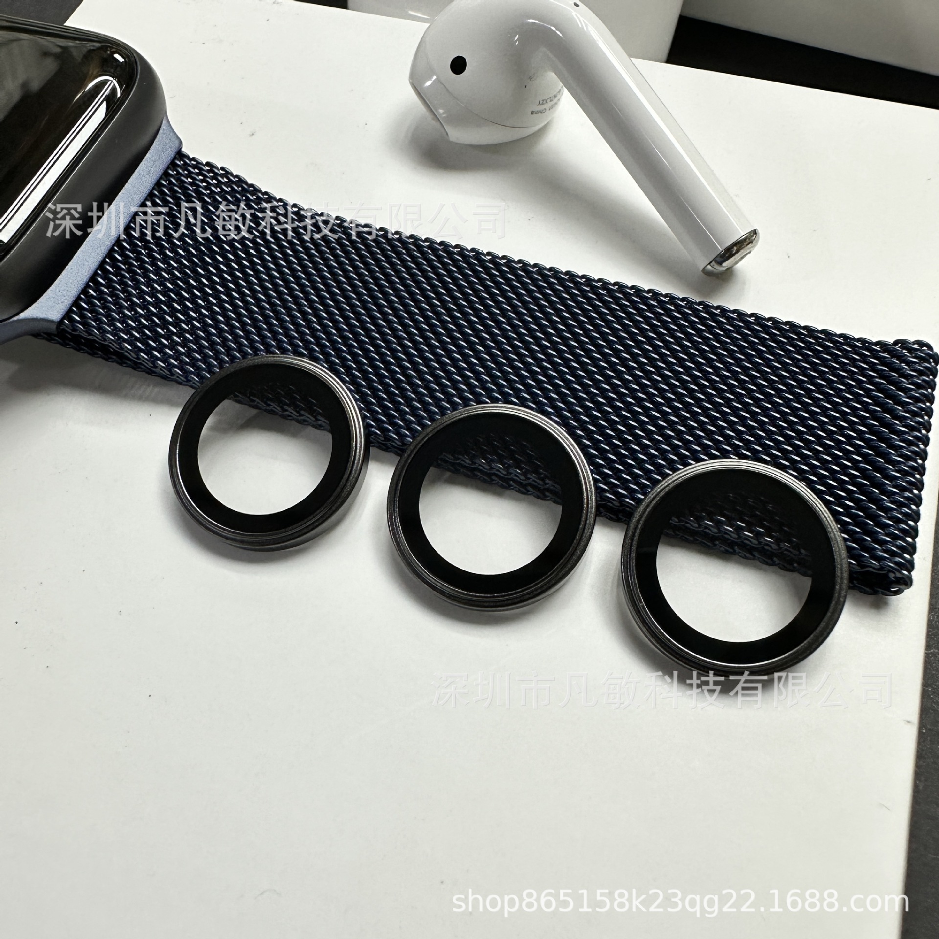 Adecuado para iPhone15 Eagle Eye lente película de protección AR anti-penetración Marco de superficie esmerilada iPhone15plus lente pegatinas