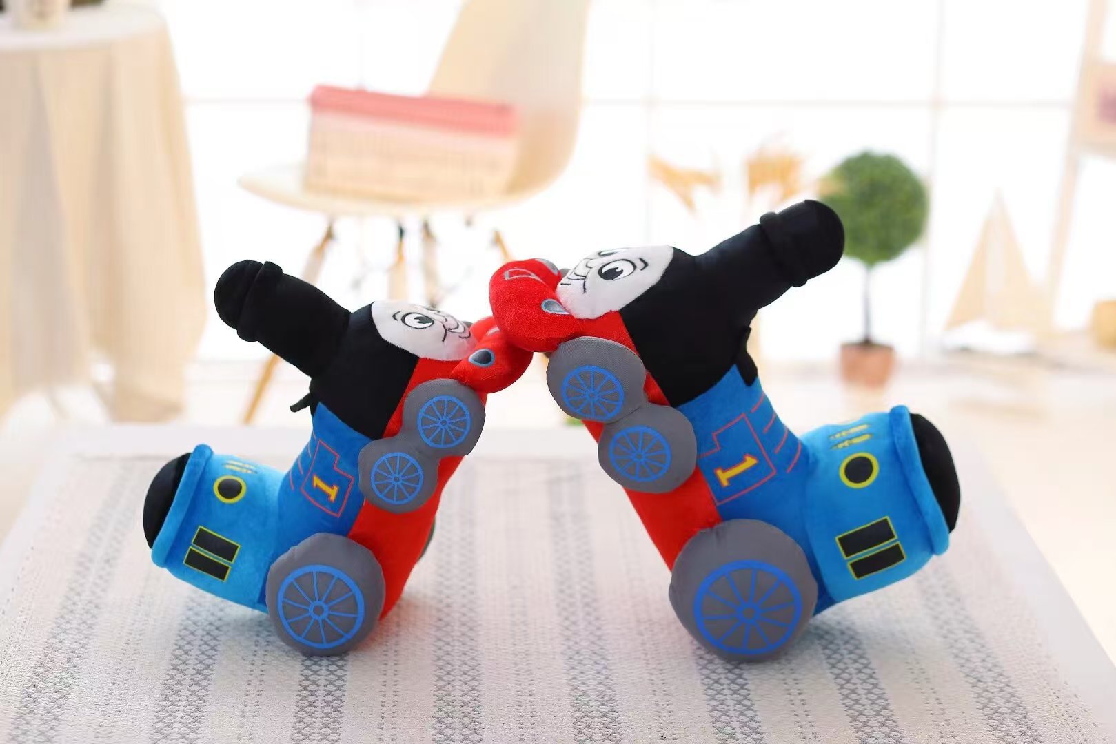 Thomas the Train Plush Toy Pillow Children's Birthday Gift Short Plush Selection