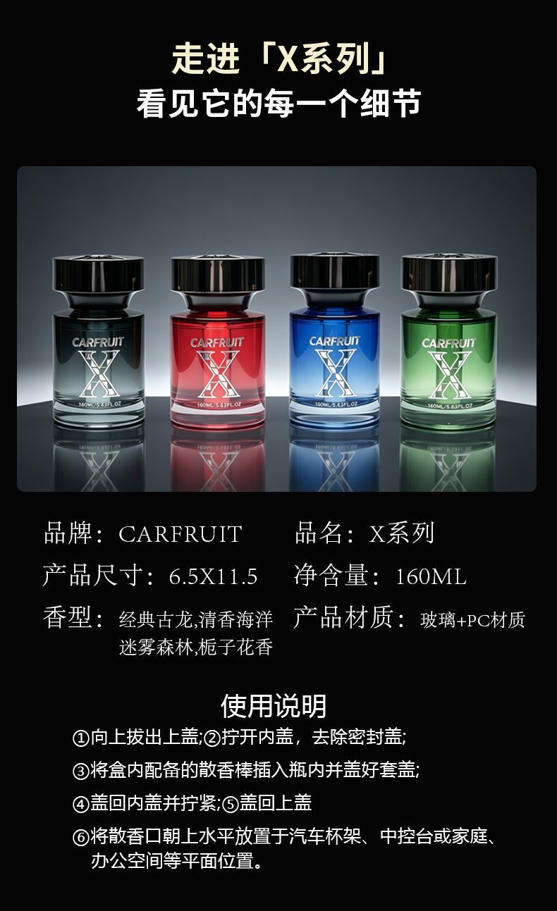 New car air freshener Victoria car perfume, in-car odor eliminator, light fragrance for men and women, fresh and odor-removing