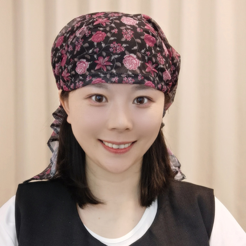 女性用の花柄メッシュつば帽子の拡大版、ロングリボン帽子、スタイリッシュな夏の通気性のあるライブブロードキャストホットスタイル外国貿易クロスボーダー|undefined