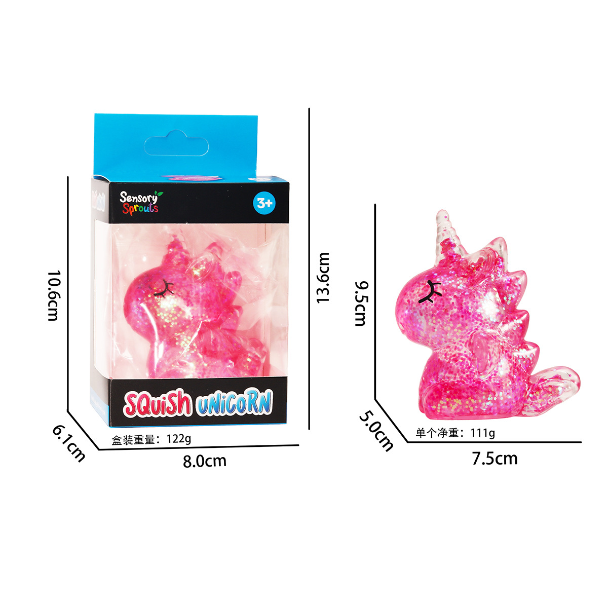 Needoh juguetes de explosión transfronterizos, artefactos mágicos de descompresión, juguetes de descompresión de rebote lento.